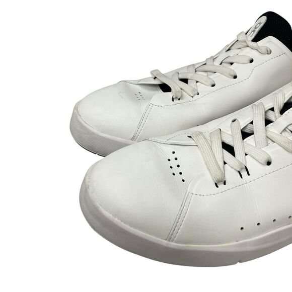 On Running Sneakers Mens 11 White Leather The Roger Advantage INSOLES MISSING main image 11
